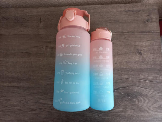 πͺπ§ Set of 2 Motivational Water Bottles