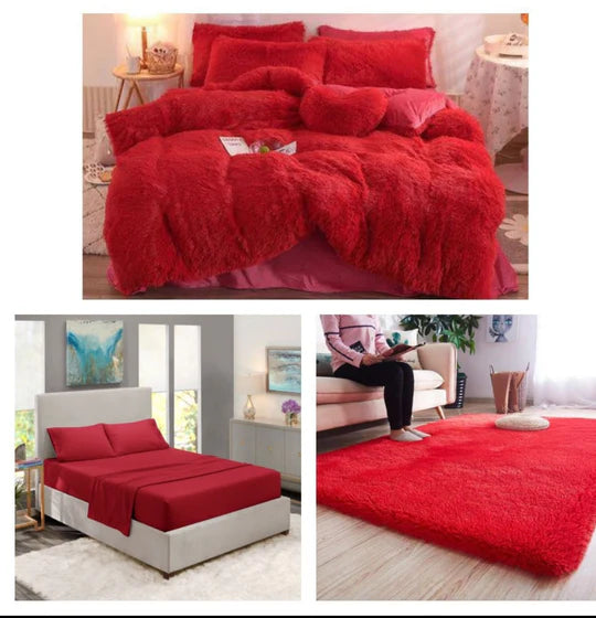 ποΈ Fluffy Comforter Combo β Ultimate 9 Piece Set