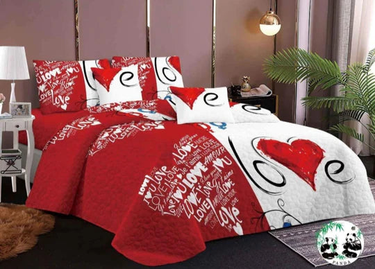 π§΅ Detailed Quilt Set β 5 Piece