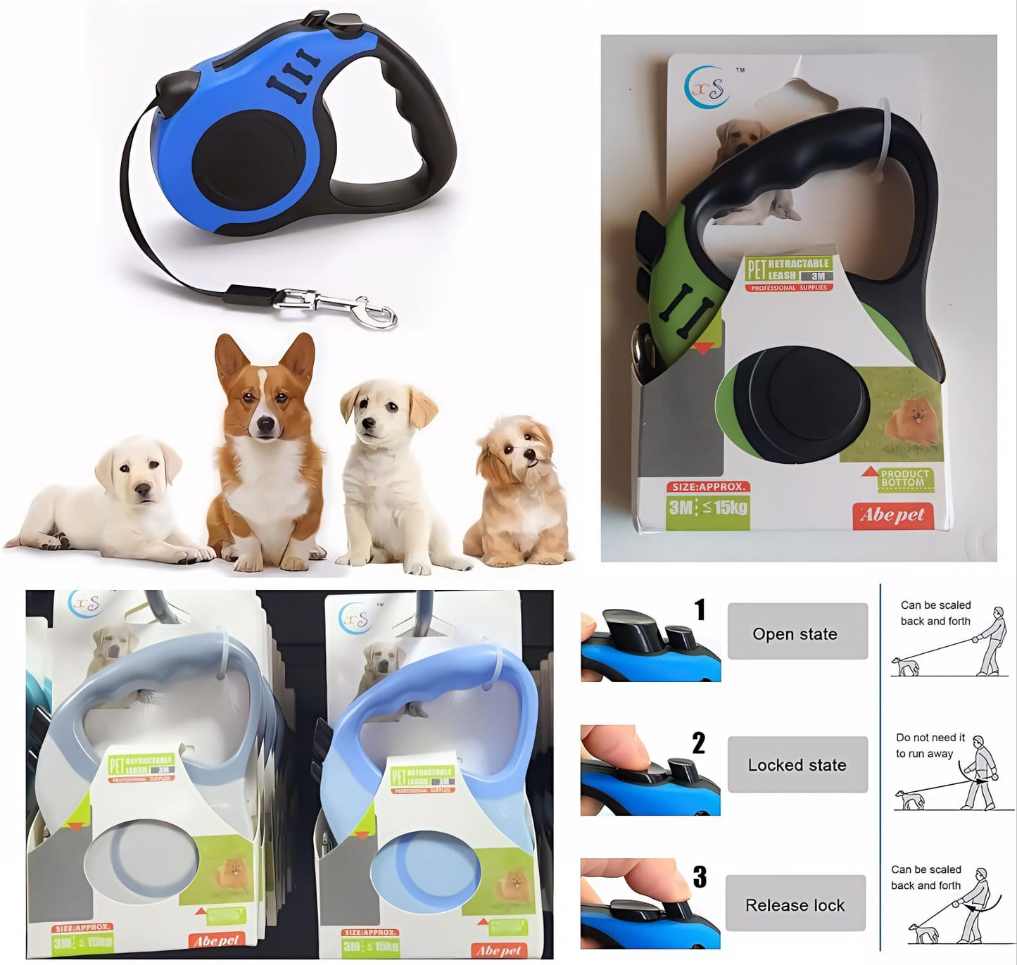 ๐ Retractable Dog Leash