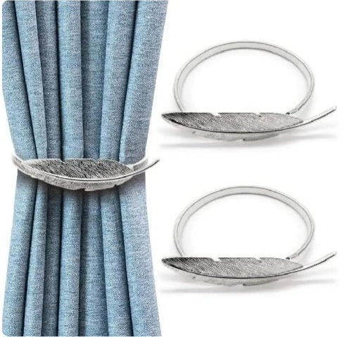 š Leaf Design Curtain Tiebacks
