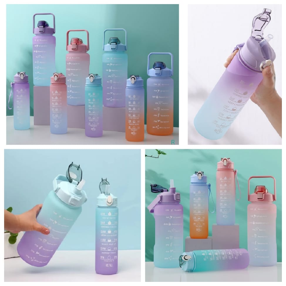 πͺπ§ Set of 2 Motivational Water Bottles
