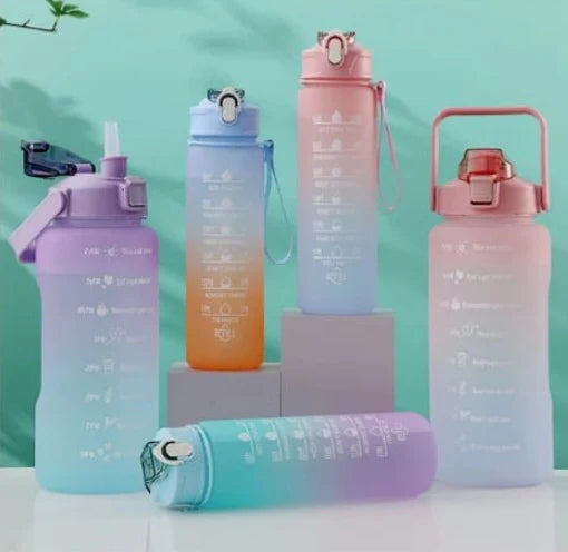 πͺπ§ Set of 2 Motivational Water Bottles