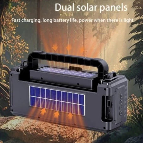 š Solar Wireless Speaker with FM Radio