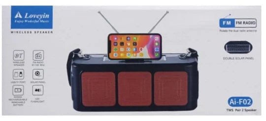š Solar Wireless Speaker with FM Radio