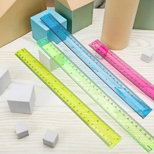 📏 Student Rulers – Pack of 12