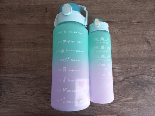 πͺπ§ Set of 2 Motivational Water Bottles