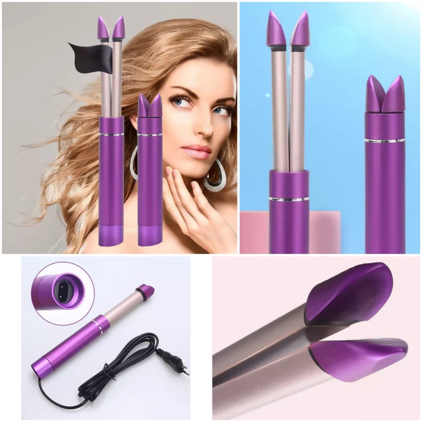 β¨π₯ Telescopic 2-in-1 Hair Straightener & Curler π₯β¨