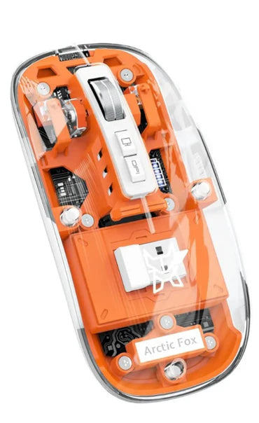 š±ļø Transparent 3-Device Magnetic Wireless Mouse