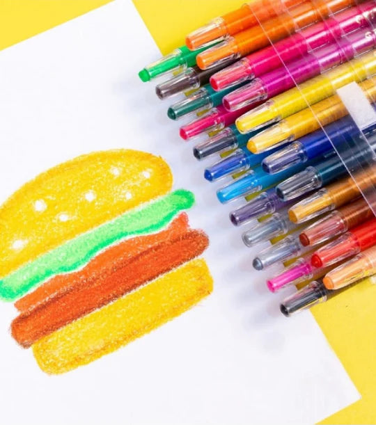 ποΈ Twist Crayons β 12 Bright & Bold Colours!
