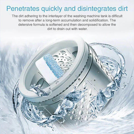 🧽 Washing Machine Cleaning Tablets – 12 Pack