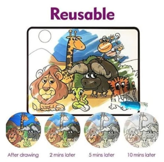 ποΈ Reusable Water Doodle Book β Mess-Free Magic for Little Creators!