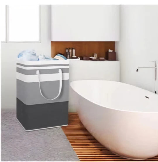 🧺 Waterproof Laundry Basket – Large (40 x 30 x 60cm)