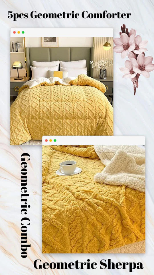 π¦ Geometric Combo β 6 Piece Bedding Set