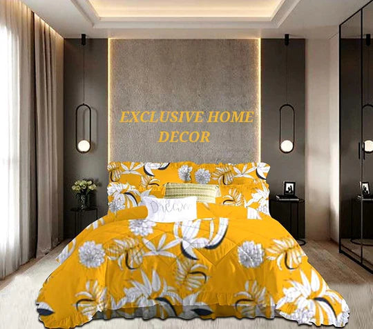 πΈ Frill Comforter Set β 5 Piece (New Design)