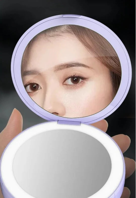 💖 3-in-1 Mirror Power Bank & Hand Warmer