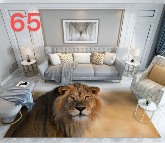 🐾 3D Wildlife Theme Carpets – Bring the Wild into Your Space!