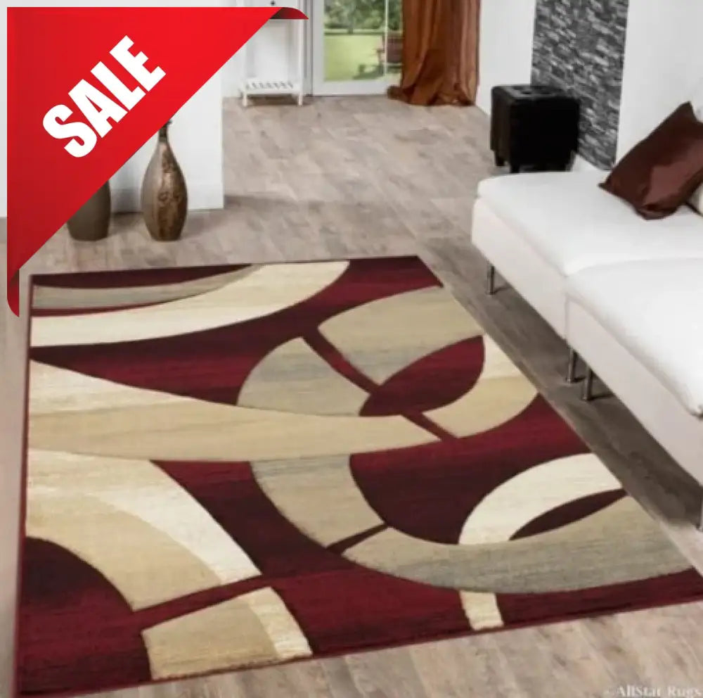 ❤️ 3D Carpets – 50 Shades of Red Beige & Maroon - 3D Carpet