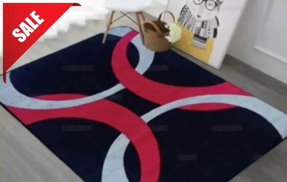 ❤️ 3D Carpets – 50 Shades of Red Black with Red & White - 3D Carpet