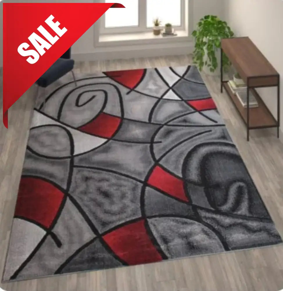 ❤️ 3D Carpets – 50 Shades of Red Red & Grey Shades - 3D Carpet