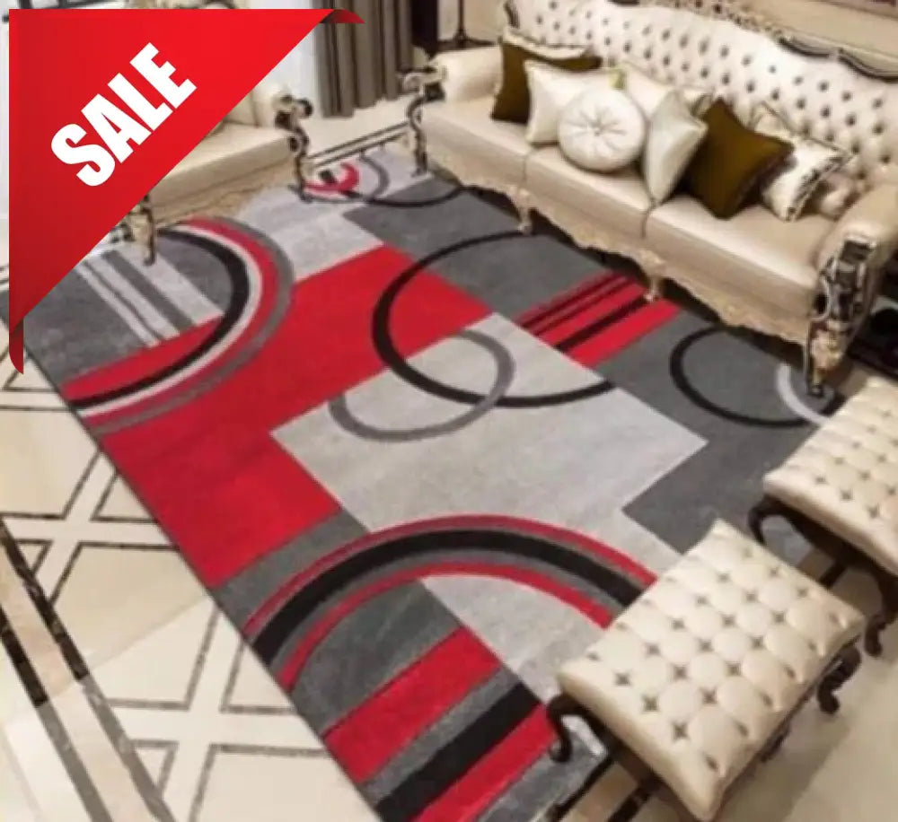 ❤️ 3D Carpets – 50 Shades of Red Red & Grey Multiple Patterns - 3D Carpet