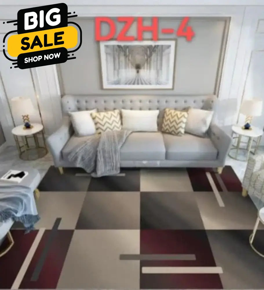 🏡 50 Shades of Brown – Premium Carpet Collection Brown & Maroon Blocks - Premium Carpet