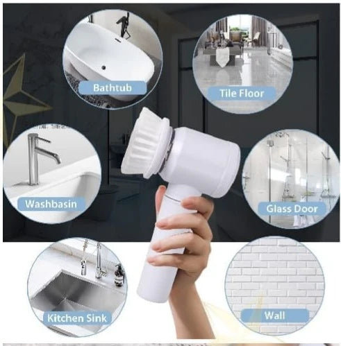 🧼✨ 5-in-1 Magic Cleaning Brush