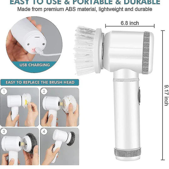 🧼✨ 5-in-1 Magic Cleaning Brush