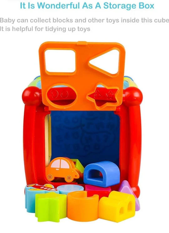 🧩🎵✨ 6-in-1 Fun & Learning Activity Cube ✨🎵🧩