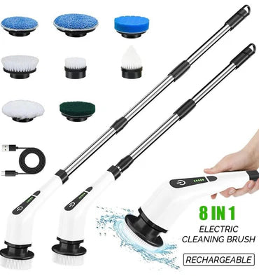 🌀💪 8-in-1 Electric Cleaning Brush