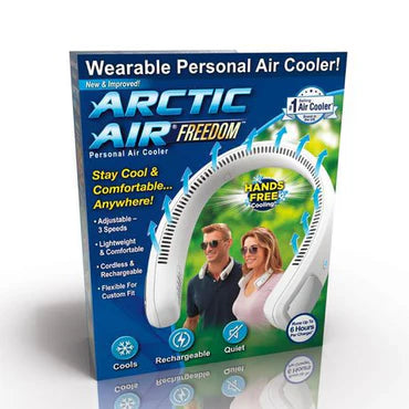 ❄️ Arctic Air Portable Neck Fan – Stay Cool, Hands-Free! 😎