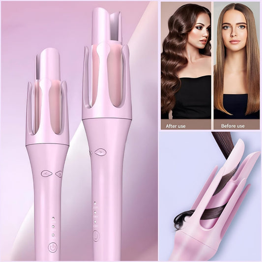 ✨ Auto Rotating Curling Wand – Salon Curls Made Easy!