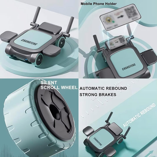 🔥 Auto Rebound Abdominal Wheel