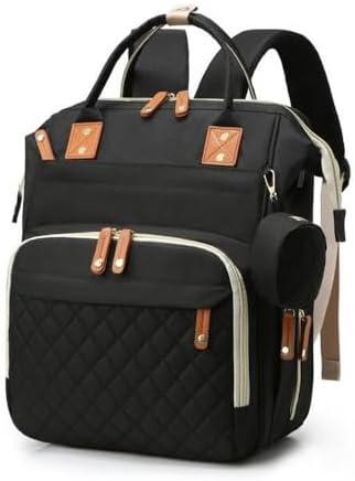 🎒 Multi-Functional Baby Diaper Bag & Bed