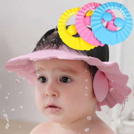 🛁👶 Baby SplashGuard Shower Cap