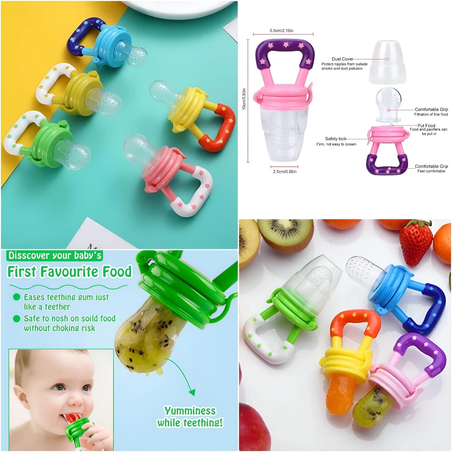 🍓 Baby Fruit Pacifier Food Feeder