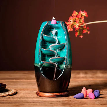 🌀✨ Backflow Incense Burner