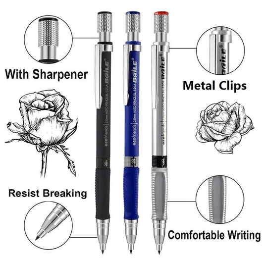 ✏️ Premium Clutch Pencil with Built-In Sharpener