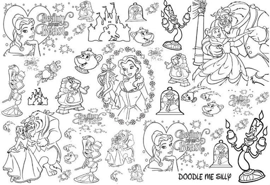 🖍️🎨 Colour Me Table Cloth (with Markers)