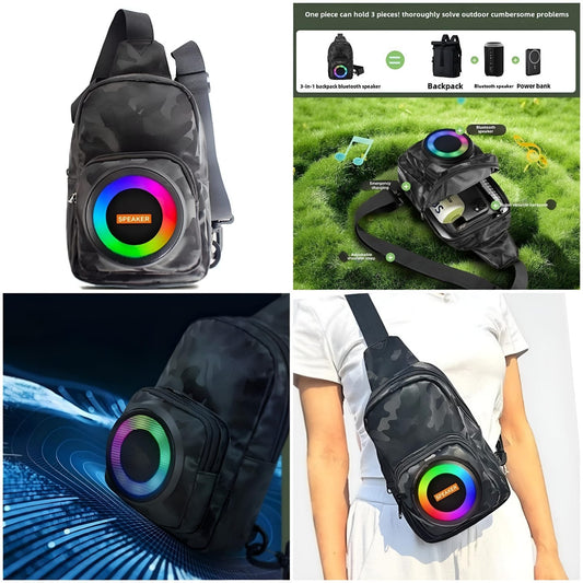 🎵 Bluetooth Speaker Sling Bag