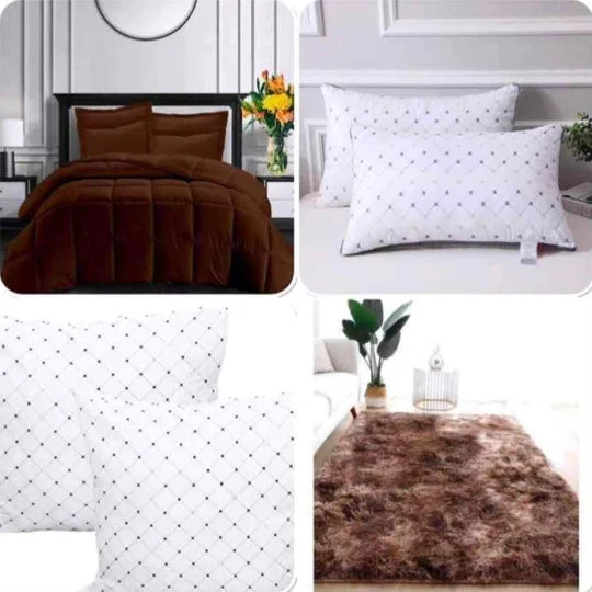 🛏️ Bedroom Basics Combo – Complete 10 Piece Set