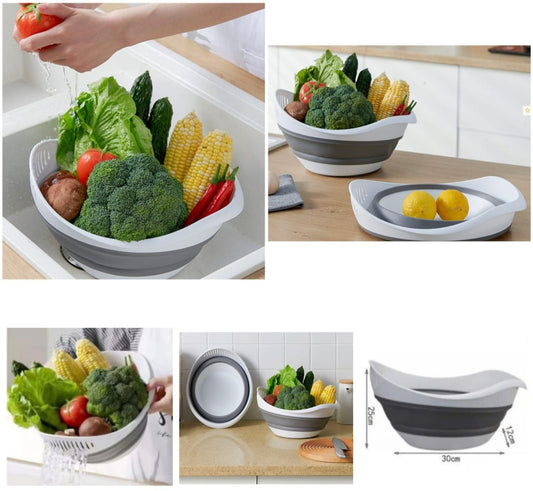 🍴 Collapsible Kitchen Strainer Basket