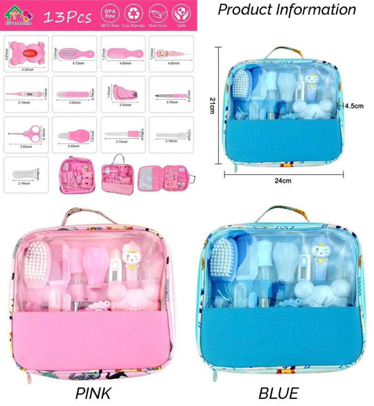 🍼 Complete 13-Piece Baby Grooming Kit
