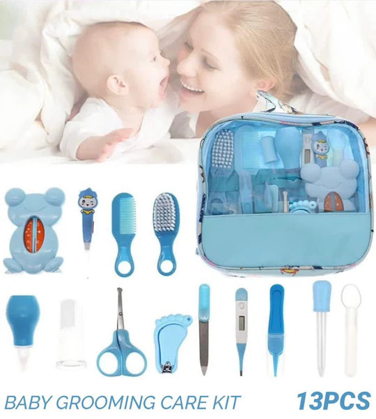 🍼 Complete 13-Piece Baby Grooming Kit