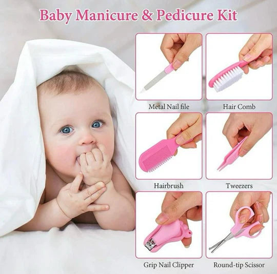 🍼 Complete 13-Piece Baby Grooming Kit