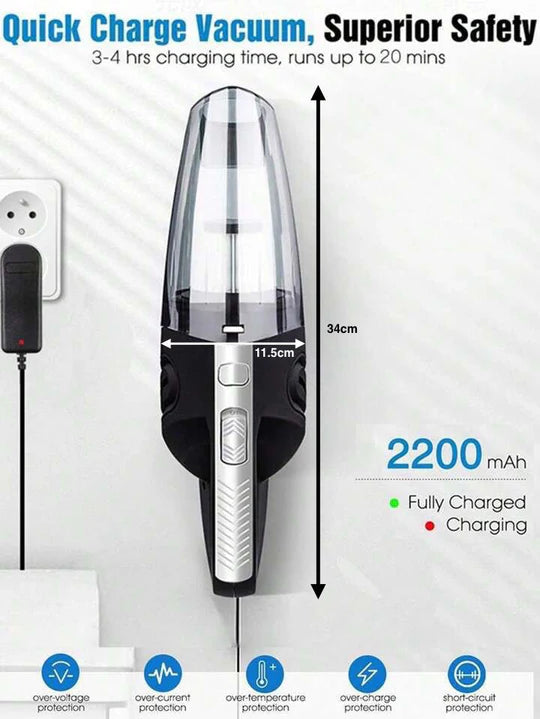 🌀✨ Cordless Wet & Dry Vacuum Cleaner