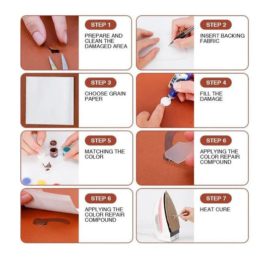 🧰✨ DIY Leather & Vinyl Repair Kit
