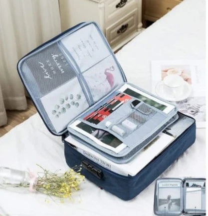 📂 Document Storage Bag – Multi-Layer File Organizer