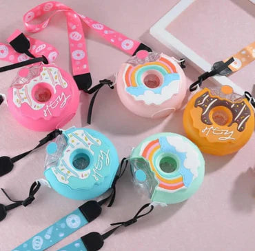 🍩 Donut-Shaped Water Bottle – 350ml of Fun!