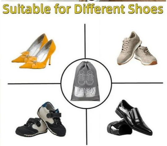 👟👜 Drawstring Shoe Storage Bag – Set of 5